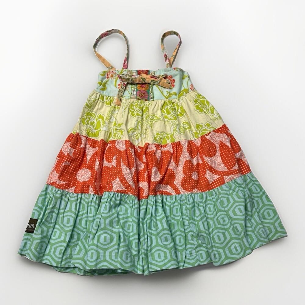 Matilda Jane Platinum Tiered Ellie Dress Floral Size 6